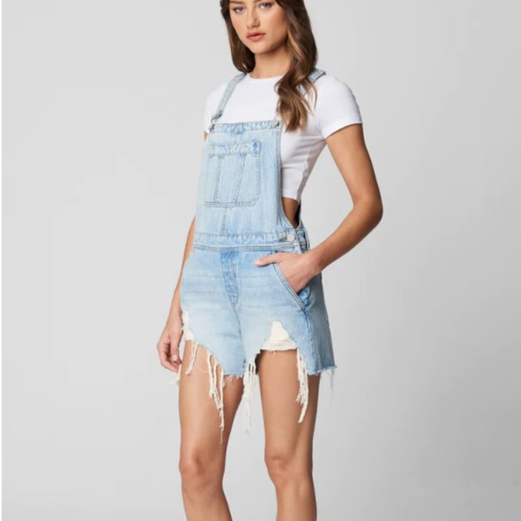 NWT Mirror Mirror Shortall with Destroyed Hem - Picture 2 of 10